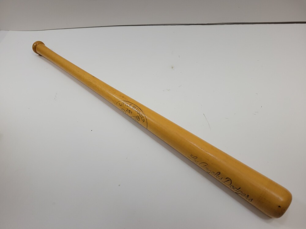 Vintage 1988 Little Slugger 251 MLB Los Angeles Dodgers Wooden Baseball Bat 16"